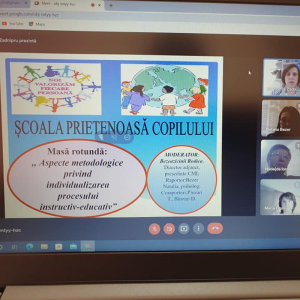 Masa rotundă în colaborare cu SAP cu genericul ,,Aspecte metodologice privind individualizarea procesului educațional”