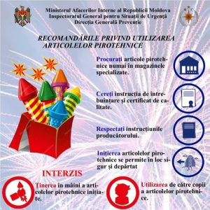 SĂRBĂTORI DE IARNĂ ÎN SIGURANȚĂ!  MĂSURI DE PREVENIRE A SITUAȚIILOR DE URGENȚĂ!