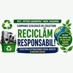Campanie ecologică de reciclare: RECICLĂM RESPONSABIL!